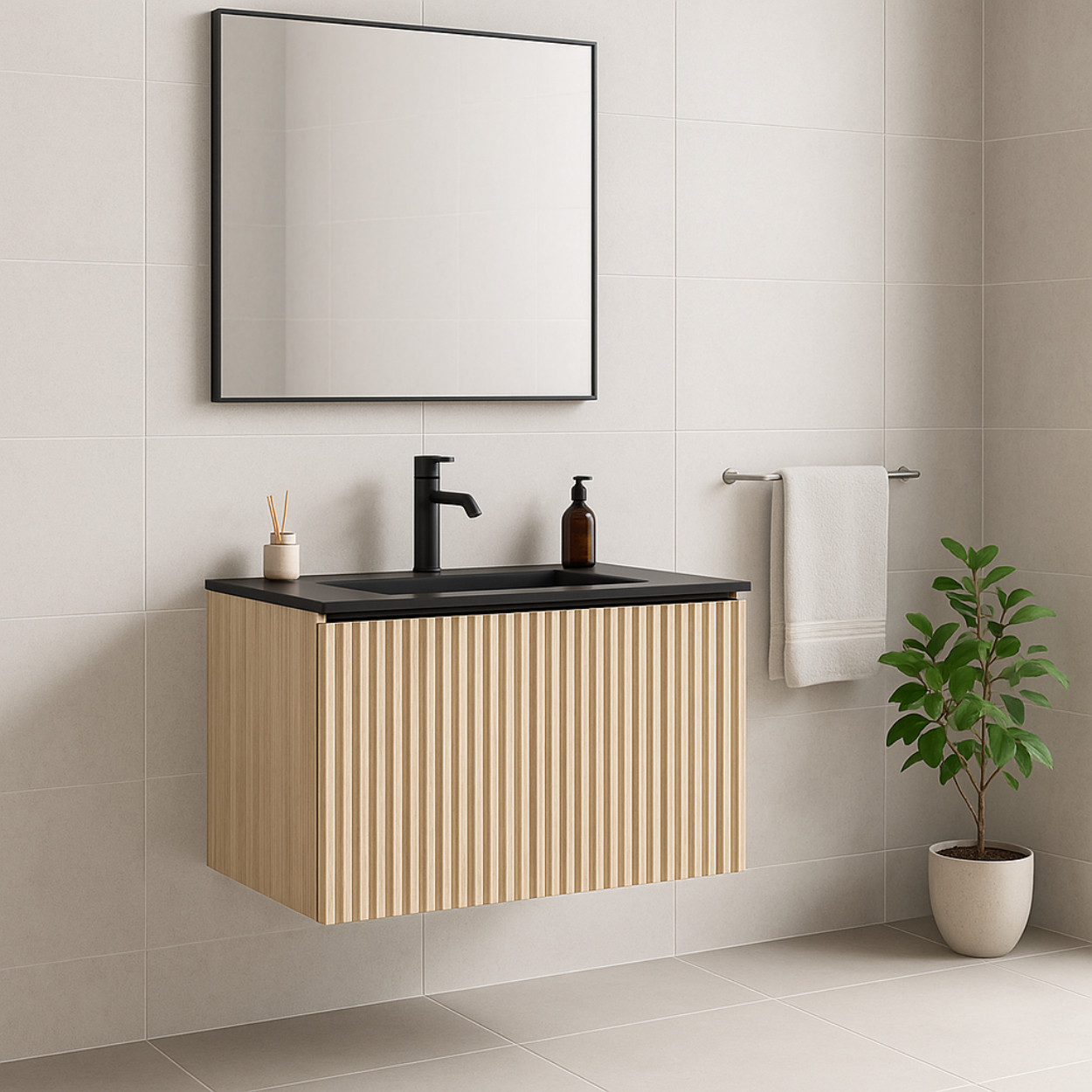 Wiesbaden Ribbella Badmeubel compleet 100cm